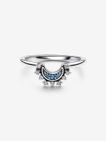 Brillante Celestial - Plata de Lei Pandora - Anillo de Luna Azul - details 1