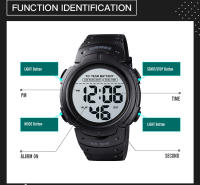 Reloj Deportivo De Hombre SKMEI Fitness Digital 100M Impermeable Con Alarma Batería De 10 Años Pantalla Digital Resistente Al Choque Reloj Hombre 1560 - details 11