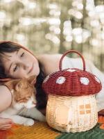 Cesta De Almacenamiento De Rotura En Hecho Ecológico Para Niños Decoración De Habitación De Niños Organizador De Estante Tejido Cesta De Picnic Portátil Fruta Para Casa De Muñecas - details 28