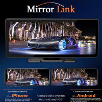 Reproductor MP5 Portátil HIPPBQCC 10.26" Con Pantalla Táctil BT Carplay Para Coche Compatible Con Apple Y Android Radio In-Dash - details 1