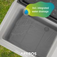 AREBOS Caja refrigerada 27 L con ruedas coche nevera APP congelador caja camping - details 27