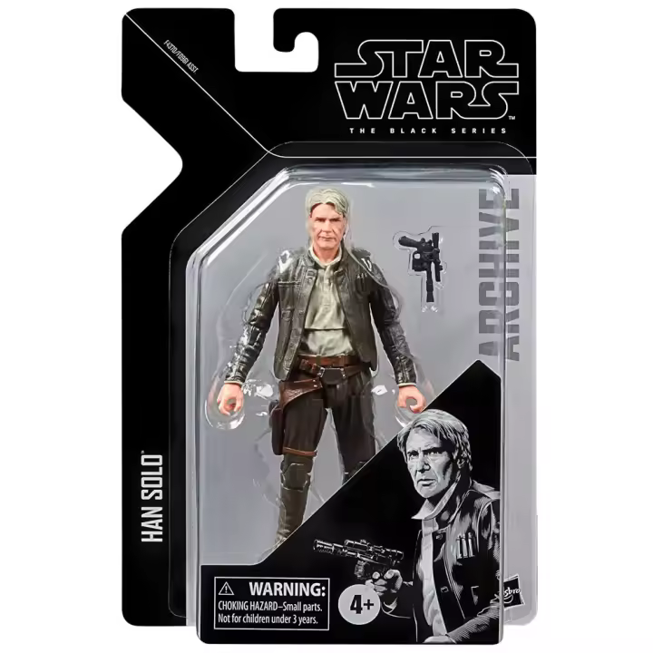 Star Wars El Despertar De La Fuerza Archivo Figura De La Serie Negra Han Solo - 1