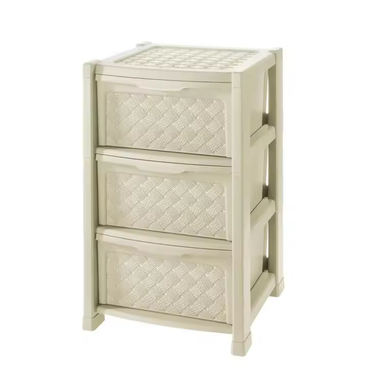 Cajonera Tontarelli Arianna 3 cajones Blanco 38 x 38 x 60 cm - 1