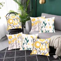 Funda De Cojín Decorativa Boho Floral Bordada En Algodón Suave Y Estilizada Para Sofá Y Cama - details 10