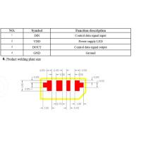 Iluminación lateral de Chip LED IC para tira de pantalla de visualización, 100 piezas, SK6812, SIDE-A, SK6812, SMD 4020 RGB, direccionable individualmente - details 7