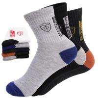 Calcetines Deportivos Transpirables De Algodón Para Hombres Fibra De Bambú Absorción De Sudor Desodorante Negocios Otoño Invierno - details 2