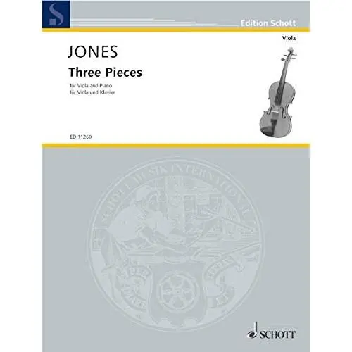 JONES D. - PIEZAS (3) - (VIOLA/PIANO) - 1