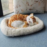 Realista dormir sudadera respiración Gato Perro peludo con Esterillas Creativos animales Decoración - details 4