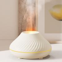 Humidificador, humidificador con efecto de llama USB, difusor de aroma de 130 ml con luz nocturna de 7 colores - details 0