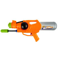 Pistola de Agua Infantil 39cm, Juguete de Verano, Playa, Piscina, Vacaciones, Campamento para Niños y Niñas, Pistola de Agua Fiestas +3 años, Regalo Cumpleaños, Color Naranja Fluorescente - details 2