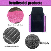 ENERFERO-Juego de 4 Alfombras Para Coche, Alfombrillas Universales para Coche,Antideslizantes y Resistentes - details 6