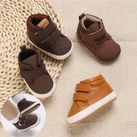 Zapatos Para Bebé 0-18 Meses Niño Y Niña Suéter De Cuero PU Suave Suela De Goma Antideslizante Zapatos Casuales Para Todoterreno - details 2