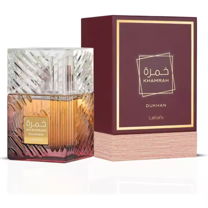 Lattafa Khamrah Dukhan Perfume para Hombres Unisex Fragancias Eau de Parfum Spray, 100 ml - 1