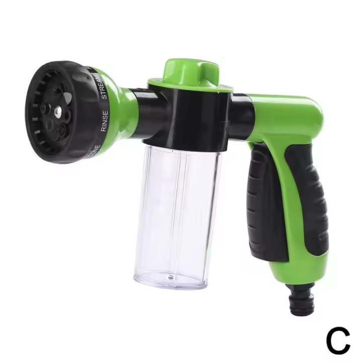 Pistola de espuma para limpieza de automóviles, lanza de espuma automática, pistola de agua, lavado con agua, 3 pistolas de chorro - 1