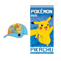 pokemon pikachu pack gorra de nino+pokemon pikachu toalla microfibra para play 70*140cm - details 10