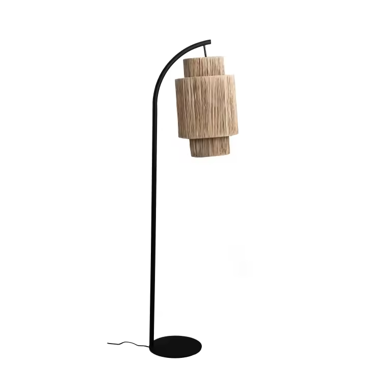 LAMPARA SUELO FIBRA EN SOPORTE METAL HM472465 FIJALO - 1