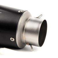Pipé De Escape Para Motocicleta Universal 60mm En Fibra De Carbono Adecuado Para Carreras Tubo De Escape De Moto CBR600F MT07 Z800 R6 - details 5