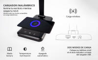 Lámpara de Escritorio con Cargador Inalámbrico y 42 LEDs, Iluminación Eficiente para tu Oficina o Estudio - details 1