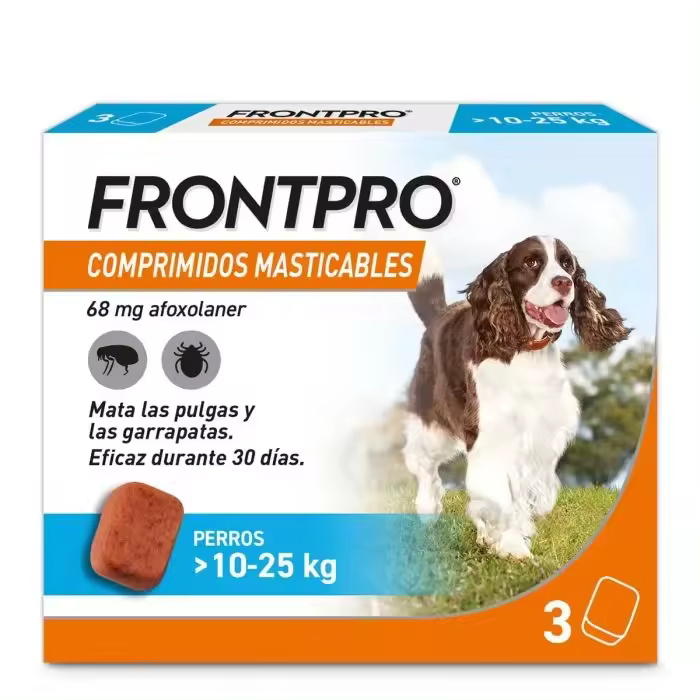 Comprimidos masticables pra perros de 10 - 25 kg - 1