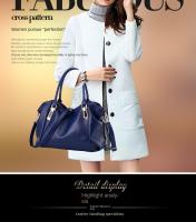 Bolsos cruzados de cuero PU suave para mujer, bolsos casuales, bolso de hombro con asa superior, bolsos grandes de diseñador, calidad de lujo, nuevo - details 8