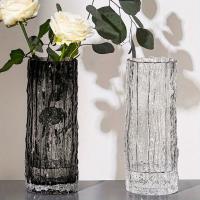 Vaso De Flor De 25cm Glaciador Vidrio Transparente Para Arreglo Floral Decoración De Mesa Del Salón Y Comedor - details 0