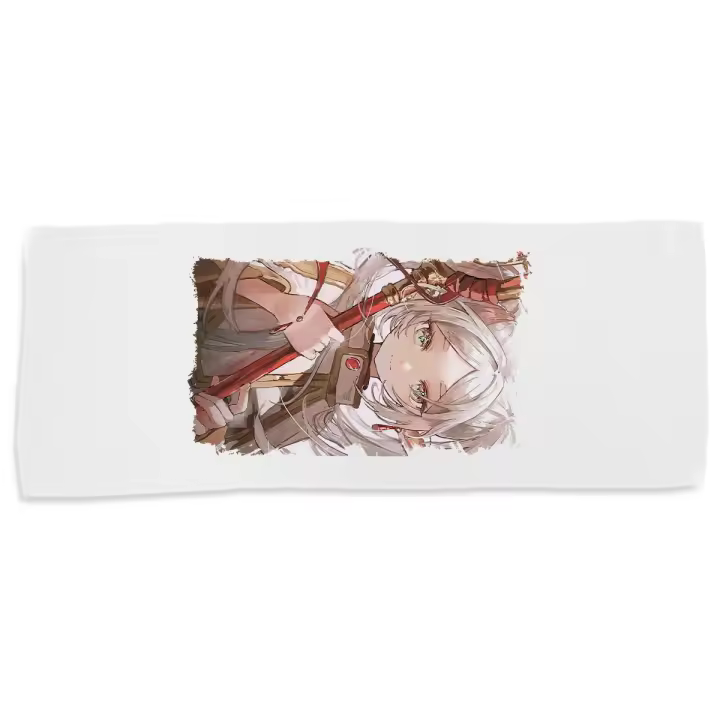 MERCHANDMANIA TOALLA MEDIANA GIMNASIO ABSORBENTE sousou no frieren serie anime fanart maga elfa suave con bolsita - 1