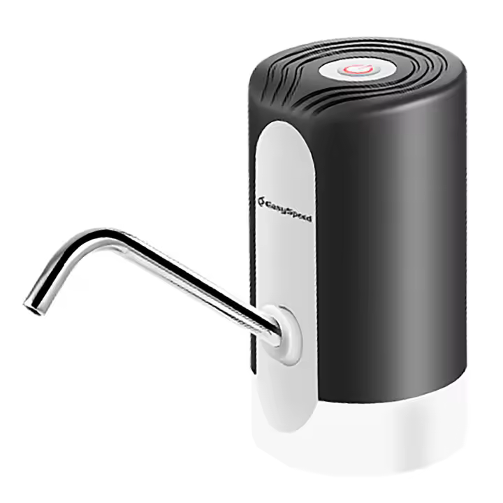EasySpeed Dispensador de Agua eléctrica, Bomba de Agua,  USB-C, Bomba automática portátil con 2 adaptadores para Botellas y garrafas de 5, 8, 10, 15 y 20 litros, 1200mAh para Camping Oficina Gimnasio EasySpeed - 1