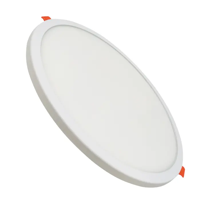 LED ATOMANT Placa Downlight LED Circular Plana 20W 1800 lúmenes para techo empotrable, foco LED de bajo consumo, corte ajustable de 50-180 mm, ideal para cocina, baño, pasillo o comercio, instalación sencilla y diseño ultrafino - 1