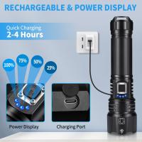 Linterna Recargable De Alta Luminosidad 990000 Lumen LED Brillante Con 5 Modos Potente Y ImpermeableLinterna De Distancia De Iluminación > 500 Metros - details 8