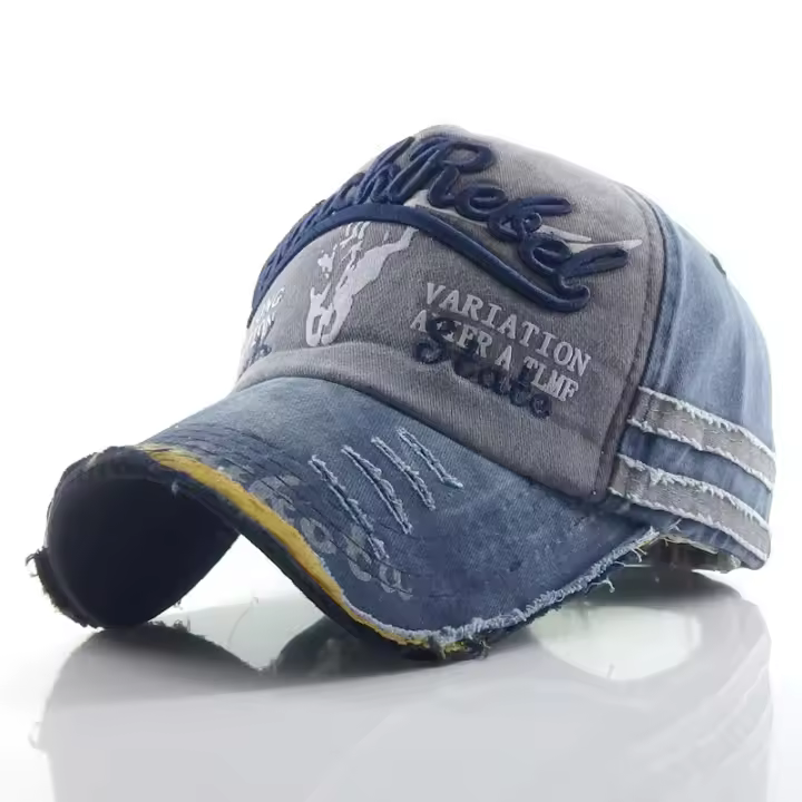 Gorro De Béisbol Retro Para Hombres Y Mujeres Con Letras De Tela De Lino Vintage Ajustable Sombrero De Snapback Estilo Hip Hop Para Otoño Y Verano - 1