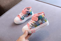 Nuevos Zapatos De Lona Para Niños 2023 Otoño Moda Cuadros Botines Niñas Y Niños Antideslizantes Casual Transversal Adecuado Para Exterior - details 5