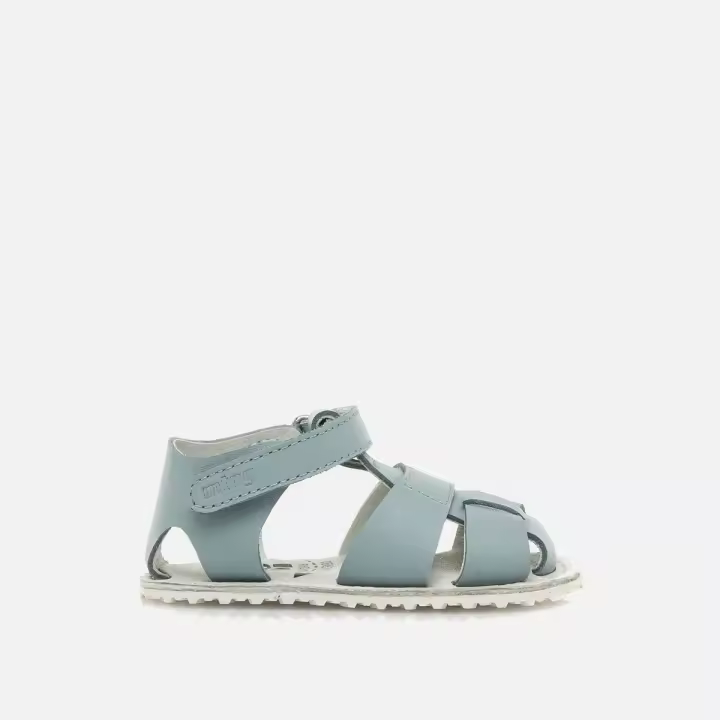 Sandalias Cangrejeras Bebé Respetuosas Mustang Napa Sky Blue - 1