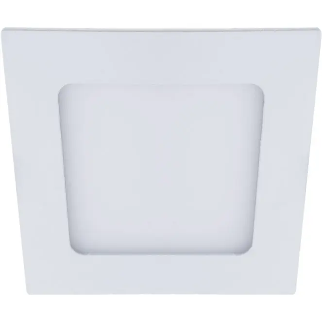 FRANCO Foco empotrable cuadrado 1x6W LED 336lm 6400K 120° C.12xAn.12xAl.0,2cm Blanco - 1