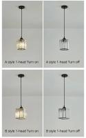 Lámpara Colgante Moderna De Cristal K9 LED E27 Para Interior Luces De Ceilinado De Lujo Para Dormitorio Sala De Estar Comedor Iluminación De Alta Calidad - details 1