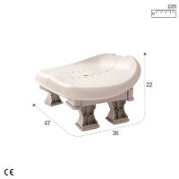 Asiento spa intex 2 alturas y antideslizante - 47x36x22 cm - details 3
