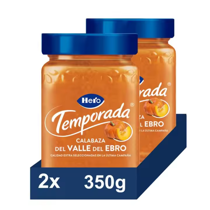 HERO Mermelada temporada Calabaza pack 2x350g - 1