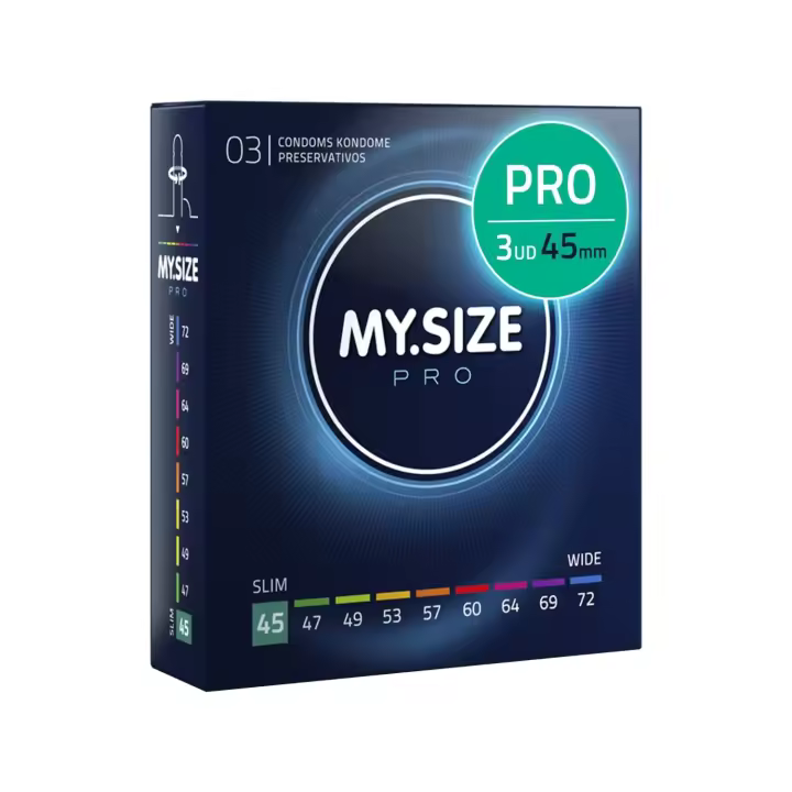 Preservativos My.Size Pro Ancho Nominal 45 mm Sin Olor Fabricados Con Látex De Alta Calidad Y Paredes Muy Finas Invisibles Condón De Talla Pequeña Compatibles Con Lubricantes A Base De Agua Disponible En Caja De 3 10 36 o 80 Unidades - 1