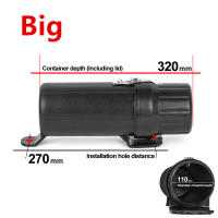 Caja Universal Para Motocicleta Off-Road Con Cerradura Almacenamiento Impermeable Para Herramientas Guantes Y Ropa 2 Tamaños F800GS F700GS Accesorios De Motocicleta - details 1