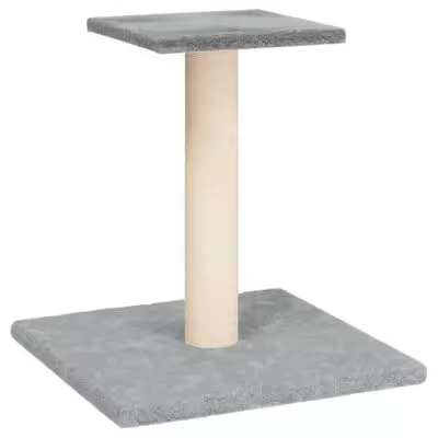 Rascador para Gatos con postes de ISAL gris Claro 155 cm - 1