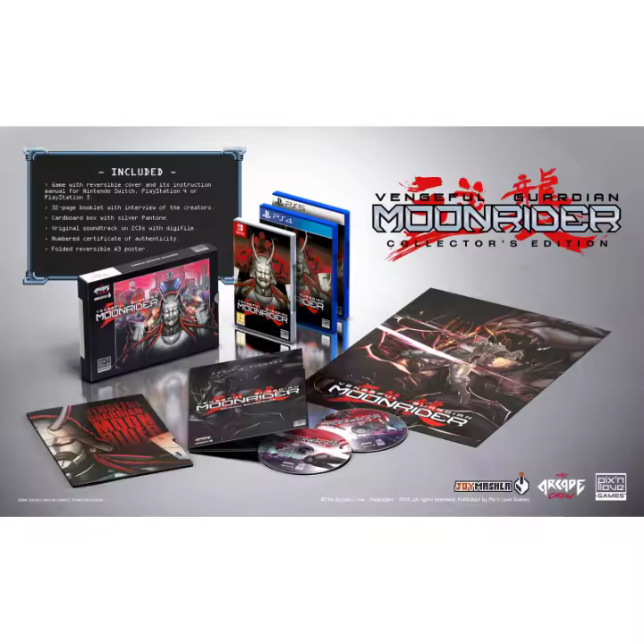 Vengeful Guardian Moonrider Collectors Edition SWITCH IMPORTACION EUROPEA NUEVO FISICO - Videotec - 1