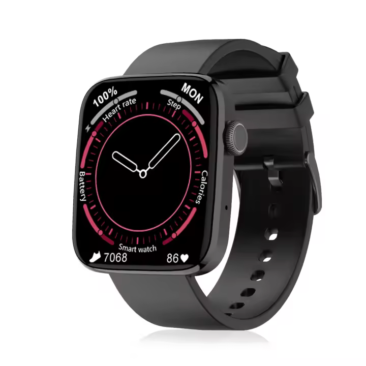 DAM. Smartwatch DT1 con corona giratoria inteligente, medición de tensión y O2 en sangre; 11 modos multideportivos. Fondos personalizables. 27x3,8x1,8cm - 1