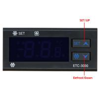 Controlador De Temperatura ETC-3000 Termómetro Digital Regulador Mini Termostato Con Doble Sensor NTC Para Refrigerador 220V - details 4