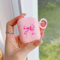 Funda Para Airpods 4 De Corea Rosa Con Lazo Protectora Y Antichoque Cubierta Para Bluetooth Inalámbrico Compatible Con Pro2nd 3 2 Caja De Carga - details 4
