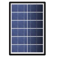 Sistema De Generador Solar Portátil Con 3 Luces De Iluminación Mini 6W Panel Solar Móvil Para Emergencias Al Aire Libre Camping Y Senderismo - details 4