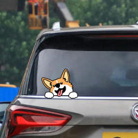Pegatina De Coche Grande De Corgi Lindo Impermeable Decoración Para Ventanas Y Paredes 3D Personalizable Material PVC - details 0