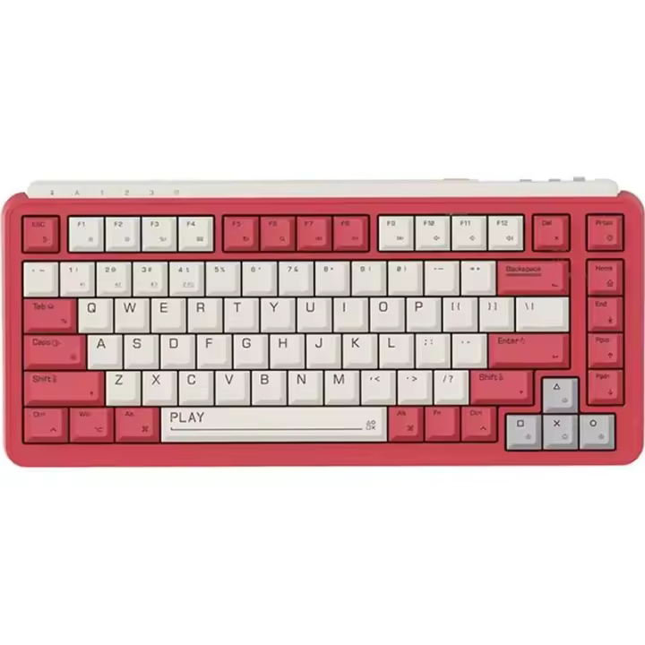 Teclado Mecánico MIIIW ART Series Z830 Rojo Switch Amarillo - 1