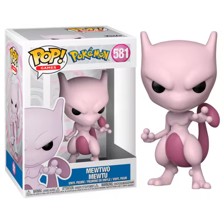Funko Pop! Games: Pokemon - Mewtwo - Figura de Vinilo Coleccionable - Idea de Regalo - Mercancia Oficial - Juguetes para Niños y Adultos - Video Games Fans - MR POPYE - 1