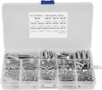 Vis; Hex Socket, 135 piezas M2.5 M3 M4 M5 M6 M8 304 tornillos de cabeza hexagonal tornillo de cabeza hueca de acero inoxidable cabeza hueca - details 3