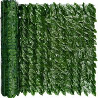 Pantalla de Cerca de privacidad de Hiedra Artificial, 0.5*3 m césped de imitación de jardín de,decoración de Hojas de Planta Falsa para jardín de Valla (creepers) - details 0