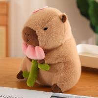Muñeco De Peluche Capybara Lindo Suave Para Decoración De Habitación Regalo De Cumpleaños Para Niños Material De Poliéster - details 7